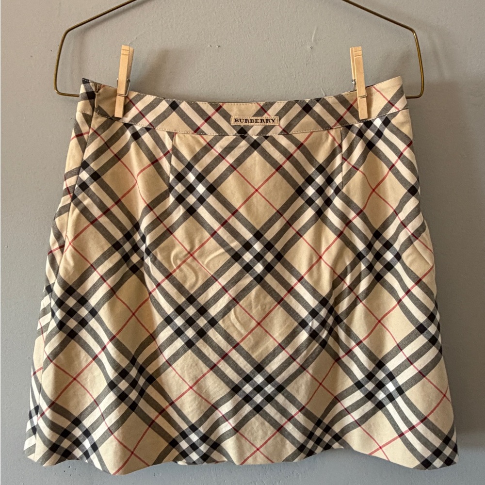 Burberry Vintage Classic Check Golf Skirt